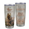 Personalized To My Niece Gifts Tumbler From Aunt Uncle Bear My Only Wish For You Niece Birthday Gifts Graduation Christmas Custom Stainless Steel Cup Travel Mug | siriusteestore