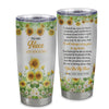Personalized To My Niece Gifts Tumbler From Aunt Uncle I Closed My Eyes Sunflower Best Niece Birthday Gifts Graduation Christmas Custom Stainless Steel Cup Travel Mug | siriusteestore