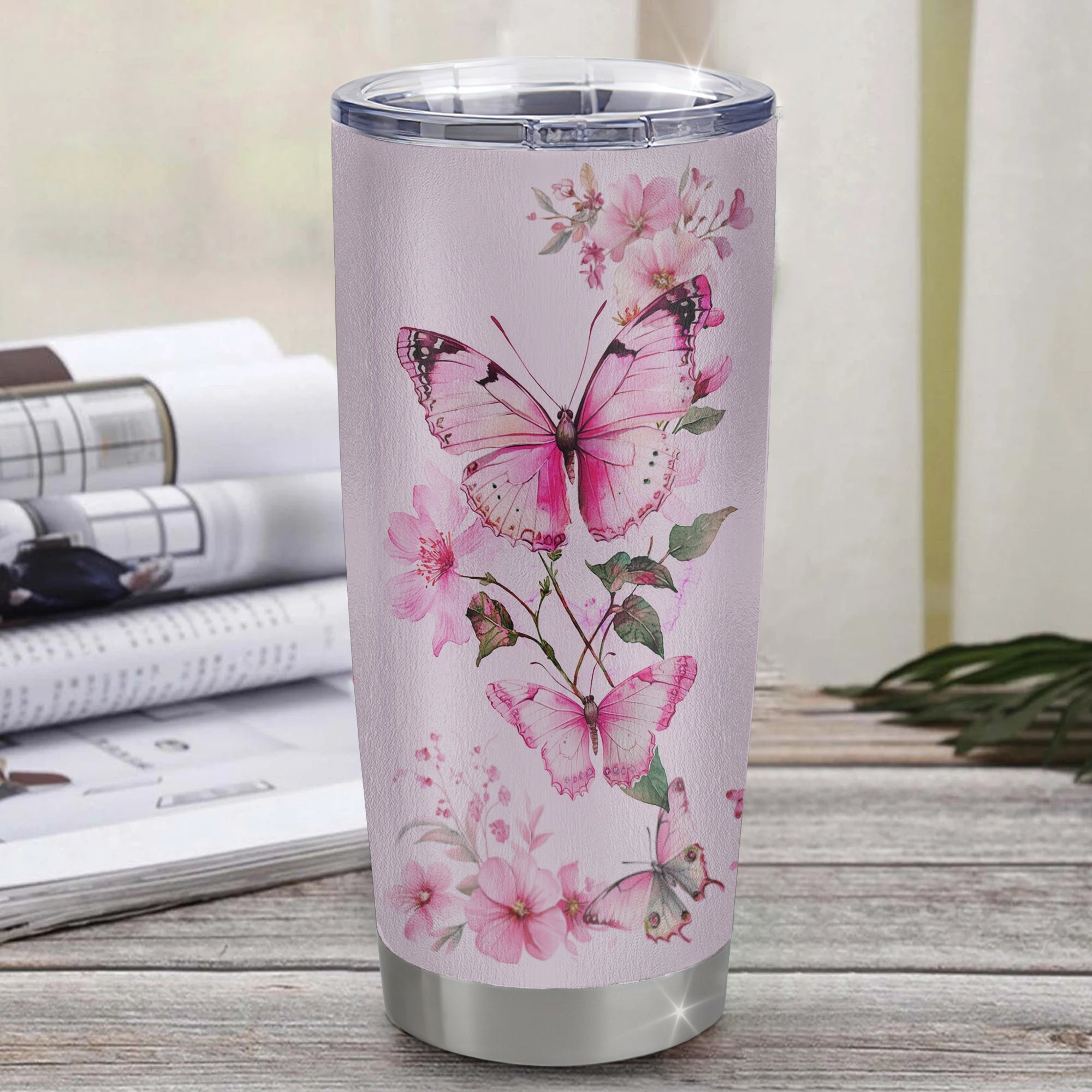 Personalized To My Niece Gifts Tumbler From Aunt Uncle Whenever Butterfly Unique Birthday Gifts For Niece Graduation Christmas Custom Stainless Steel Cup Travel Mug | siriusteestore
