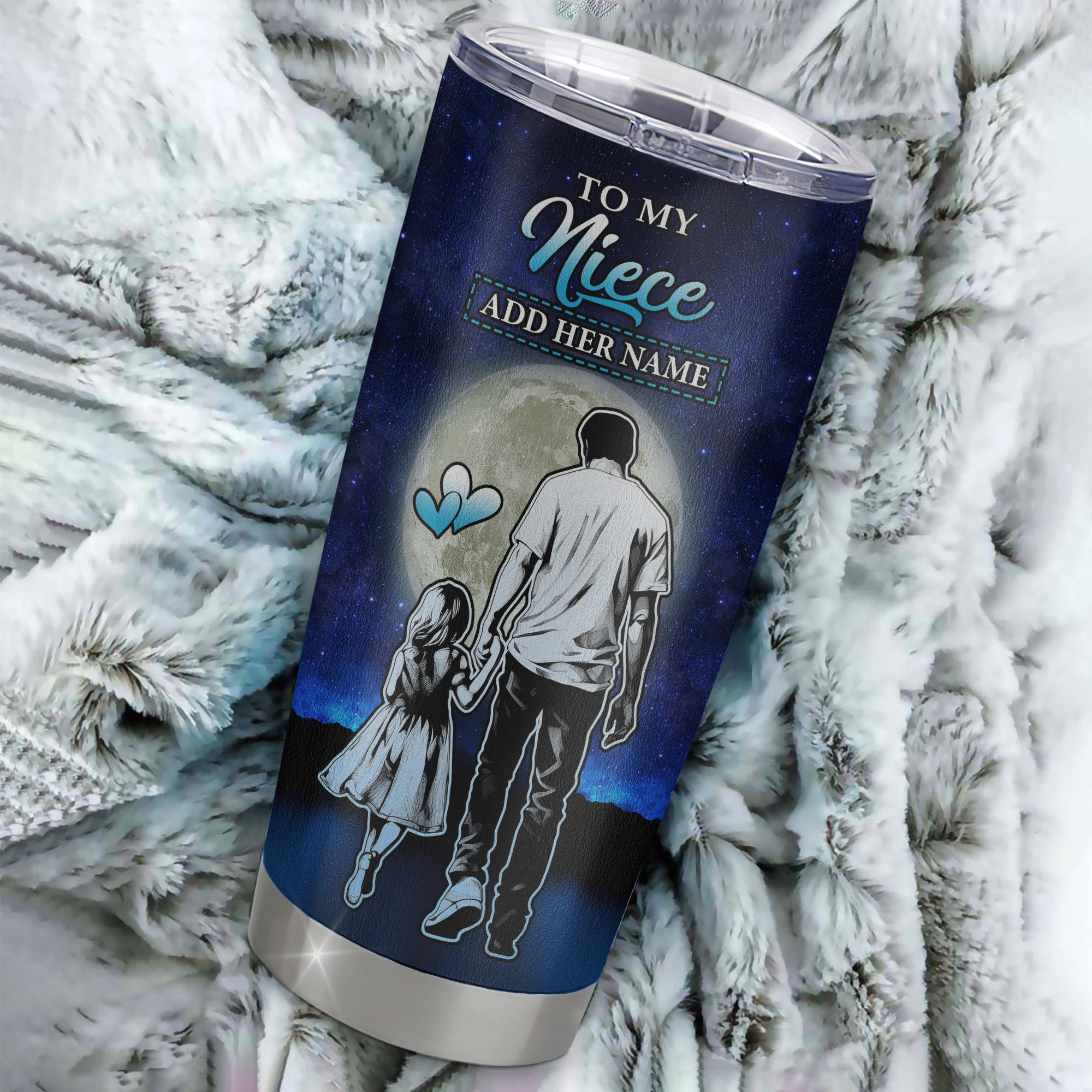 Personalized To My Niece Gifts Tumbler From Uncle I Closed My Eyes For A Moment Niece Birthday Graduation Christmas Custom Stainless Steel Cup Travel Mug | siriusteestore