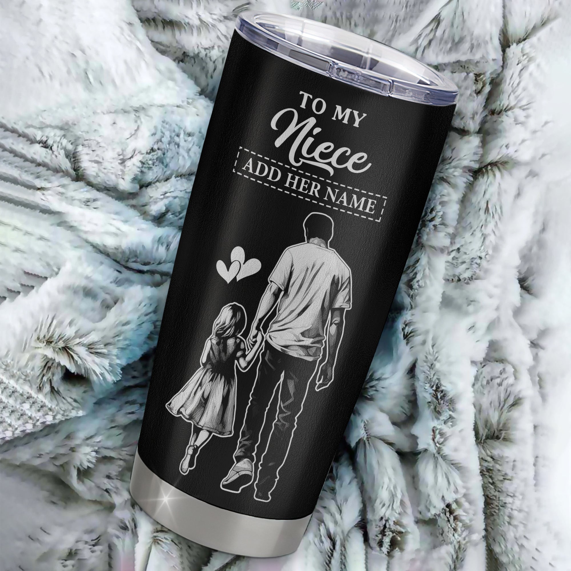 Personalized To My Niece Gifts Tumbler From Uncle My Only Wish For You Niece Birthday Gifts Graduation Christmas Custom Stainless Steel Cup Travel Mug | siriusteestore