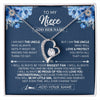 Forever Love Necklace 14K White Gold Finish | 1 | Personalized To My Niece Necklace From Uncle Proud Of You Birthday Gifts For Niece Jewelry Gifts Graduation Christmas Customized Gift Box Message Card | https://siriusteestore.