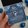 Forever Love Necklace 14K White Gold Finish | 2 | Personalized To My Niece Necklace From Uncle Proud Of You Birthday Gifts For Niece Jewelry Gifts Graduation Christmas Customized Gift Box Message Card | https://siriusteestore.
