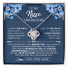 Love Knot Necklace 14K White Gold Finish | 1 | Personalized To My Niece Necklace From Uncle Proud Of You Birthday Gifts For Niece Jewelry Gifts Graduation Christmas Customized Gift Box Message Card | https://siriusteestore.