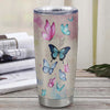 Personalized To My Niece Tumbler From Aunt Auntie Stainless Steel I Didn't Give You The Gift Of Life Butterfly Niece Birthday Graduation Christmas Travel Mug | siriusteestore