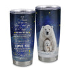 Personalized To My Niece Tumbler From Aunt Auntie Uncle Stainless Steel Cup Polar Bear Never Forget I Love You Niece Birthday Graduation Christmas Travel Mug | siriusteestore