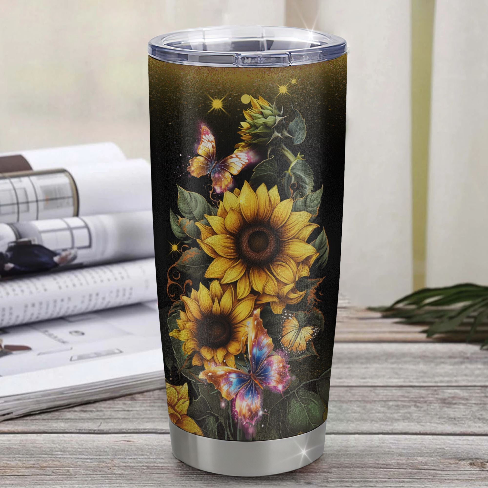 Personalized To My Niece Tumbler From Aunt Sunflower Stainless Steel Cup Never Forget That I Love You Niece Gift Birthday Mothers Day Christmas Travel Mug | siriusteestore