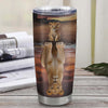 Personalized To My Niece Tumbler From Aunt Uncle Auntie Stainless Steel Cup Believe Deep In Your Heart Lion Niece Birthday Graduation Christmas Travel Mug | siriusteestore
