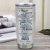 Personalized To My Niece Tumbler From Aunt Uncle Stainless Steel Cup I Close My Eyes For But A Moment Wolf Niece Birthday Gifts Graduation Christmas Travel Mug | siriusteestore