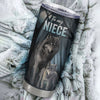Personalized To My Niece Tumbler From Aunt Uncle Stainless Steel Cup Never Feel That You Are Alone Wolf Niece Gift Birthday Graduation Christmas Travel Mug | siriusteestore