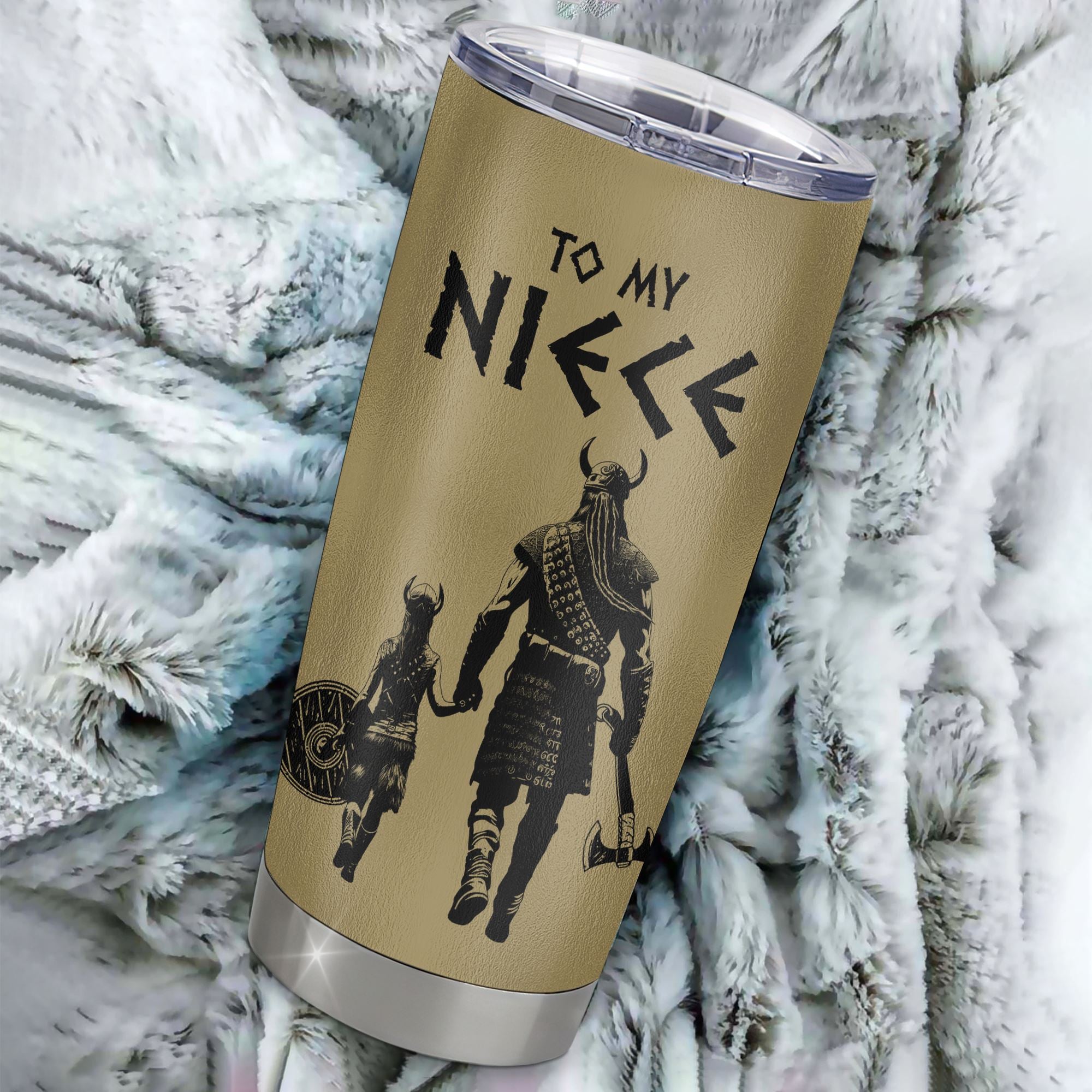 Personalized To My Niece Tumbler From Uncle Stainless Steel Cup You Will Never Lose Viking Niece Birthday Gifts Graduation Christmas Custom Travel Mug | siriusteestore