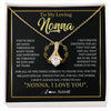 Alluring Beauty Necklace 18K Yellow Gold Finish | 1 | Personalized To My Nonna Gifts Necklace From Granddaughter Grandson Grateful Thank You Nonna Birthday Mothers Day Christmas Customized Gift Box Message Card | siriusteestore