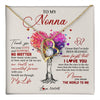 Forever Love Necklace 18K Yellow Gold Finish | 1 | Personalized To My Nonna Necklace From Grandkids Never Forget That I Love You You Mean The World Nonna Birthday Mothers Day Jewelry Customized Gift Box Message Card | siriusteestore