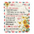 Personalized To My Sister Gifts From Brother Blanket Sunflower Letter Air Mail Birthday Graduation Gifts For Sister Christmas Customized Fleece Throw Blanket | siriusteestore