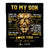 Personalized To My Son Blanket From Mom Dad Mother Father You Will Never Lose Lion Son Birthday Graduation Christmas Customized Fleece Throw Blanket | siriusteestore