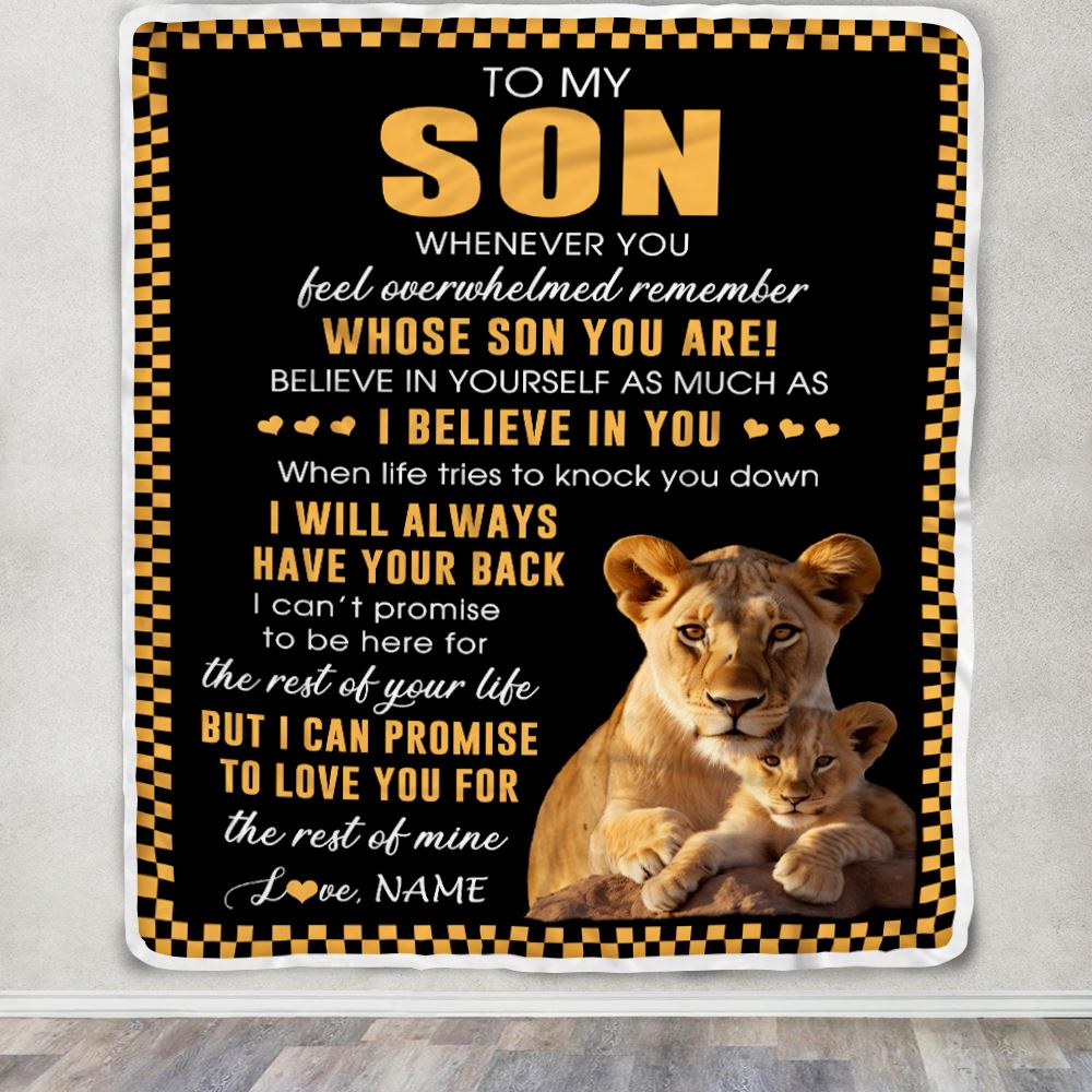 Gifts For Son From Mom Whenever You Feel Overwhelmed Personalized