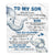 Personalized To My Son Gifts Blanket From Mom Dad Mother Father Whenever Elephant Unique Birthday Gifts For Son Graduation Christmas Fleece Throw Blanket | siriusteestore