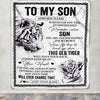 Personalized To My Son Gifts Blanket From Mom Dad Mother Father Whenever White Tiger Unique Birthday Gifts For Son Graduation Christmas Fleece Throw Blanket | siriusteestore