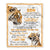 Personalized To My Son Gifts Blanket From Mom Dad Mother Wherever Your Journey In Life Tiger Son Birthday Gifts Graduation Customized Fleece Throw Blanket | siriusteestore
