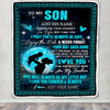 Personalized To My Son Gifts Blanket From Mom Mother Promise To Love You Gifts For Son Birthday Graduation Christmas Custom Fleece Throw Blanket | siriusteestore