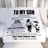 Personalized To My Son Gifts Blanket From Mom Mother Whenever Woman Unique Birthday Gifts For Son Graduation Christmas Custom Fleece Throw Blanket | siriusteestore