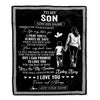 Personalized To My Son Gifts Blanket From Mom Mother Wherever Your Journey In Life Mother Daughter Birthday Gifts Christmas Customized Fleece Throw Blanket | siriusteestore