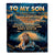 Personalized To My Son Gifts From Mom Dad Mother Father Blanket Don't Give Up Lion Gifts For Son Birthday Graduation Christmas Customized Fleece Throw Blanket | siriusteestore