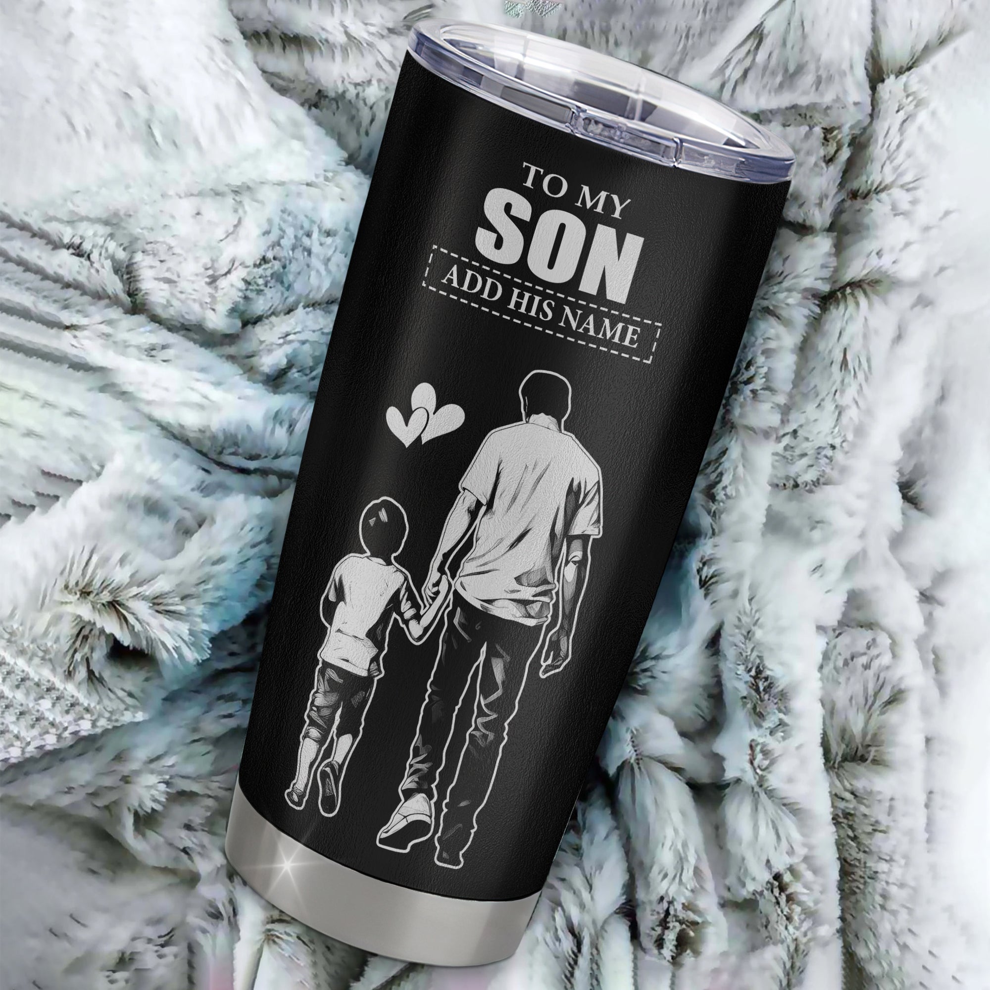 Personalized To My Son Gifts Tumbler From Dad Father I Closed My Eyes For A Moment Son Birthday Graduation Christmas Custom Stainless Steel Cup Travel Mug | siriusteestore