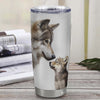 Personalized To My Son Tumbler From Mom Dad Father Mother Stainless Steel Cup This Old Wolf Love You Son Birthday Graduation Christmas Travel Mug | siriusteestore