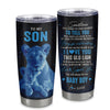 Personalized To My Son Tumbler From Mom Mother Stainless Steel Cup I Love You This Old Lion Son Birthday Graduation Christmas Travel Mug | siriusteestore