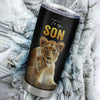 Personalized To My Son Tumbler From Mom Mother Stainless Steel Cup Lion My Only Wish For You Son Birthday Graduation Christmas Travel Mug | siriusteestore