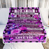 Personalized To My Titi Blanket From Niece Nephew Wood Butterfly You Mean More To Me Titi Birthday Mothers Day Christmas Customized Fleece Throw Blanket | siriusteestore