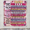 Personalized To My Titi Blanket From Niece Nephew Wood Floral Thank You I Love You Titi Birthday Mothers Day Christmas Customized Fleece Throw Blanket | siriusteestore