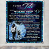 Personalized To My Titi Blanket From Niece Thank You Day By Day Titi Birthday Mothers Day Thanksgiving Christmas Customized Bed Fleece Blanket | siriusteestore