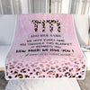 Personalized To My Titi Gifts From Niece Nephew Blanket Pink Leopard Happy Birthday Gifts For Titi Mothers Day Christmas Customized Fleece Throw Blanket | siriusteestore