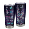 Personalized To My Titi Tumbler From Niece Nephew Stainless Steel Butterfly Thank You For Your Love Titi Gift Birthday Mothers Day Christmas Custom Travel Mug | siriusteestore
