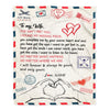 Personalized To My Wife Blanket From Husband I Will Always Be Yours Air Mail Wife Anniversary Birthday Valentines Day Christmas Customized Fleece Blanket | siriusteestore