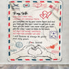 Personalized To My Wife Blanket From Husband I Will Always Be Yours Air Mail Wife Anniversary Birthday Valentines Day Christmas Customized Fleece Blanket | siriusteestore