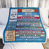 Personalized To My Wife Blanket From Husband Wood My Souldmate Wife Birthday Wedding Anniversary Valentines Day Christmas Customized Gift Fleece Blanket | siriusteestore
