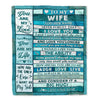 Personalized To My Wife From Husband Blanket Wood You Are My Love Birthday Gifts For Wife Anniversary Wedding For Her Valentines Day Christmas Fleece Blanket | siriusteestore