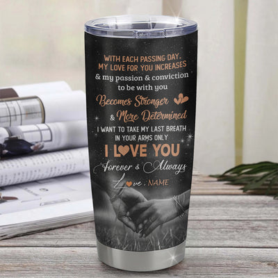 Personalized To My Wife Tumbler From Husband I'd Find You Sooner Love You Longer Wife Gift Anniversary Wedding Valentines Day Christmas Custom Travel Mug | siriusteestore