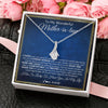 Alluring Beauty Necklace | Personalized To My Wonderful Mother In Law Necklace From Daughter In Law A Strong Women Mother Birthday Mothers Day Christmas Customized Gift Box Message Card | siriusteestore