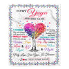 Personalized To My Yaya Gifts From Kids Grandkids Hugged Blanket Birthday Gifts For Yaya Mothers Day Thanksgiving Christmas Customized Fleece Throw Blanket | siriusteestore