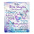 Personalized To Our Bonus Daughter Gifts Blanket From Stepmom Stepdad Always Be Right Here Dragonfly Birthday Gifts For Stepdaughter Christmas Fleece Blanket | siriusteestore