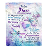 Personalized To Our Niece Gifts Blanket From Aunt Uncle Always Be Right Here Dragonfly Birthday Gifts For Niece Christmas Anniversary Custom Fleece Blanket | siriusteestore