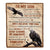 Personalized to My Son From Mom Dad Good Things Come to Those Who Believe Eagle Son for Birthday Thanksgiving Christmas Customized Fleece Blanket | siriusteestore