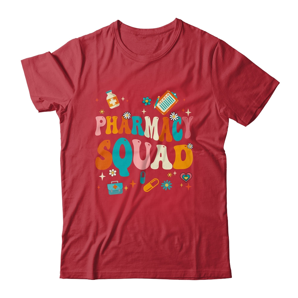 Pharmacy Squad Art For Women Pharmacist Technician Groovy Shirt & Tank Top | siriusteestore