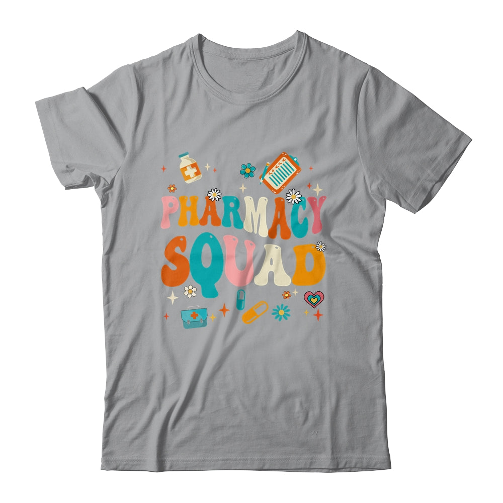 Pharmacy Squad Art For Women Pharmacist Technician Groovy Shirt & Tank Top | siriusteestore