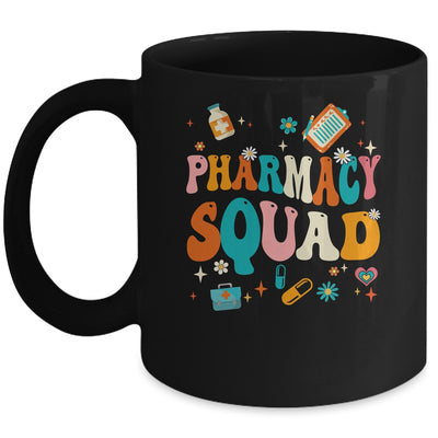 Pharmacy Squad Art For Women Pharmacist Technician Groovy Mug | siriusteestore