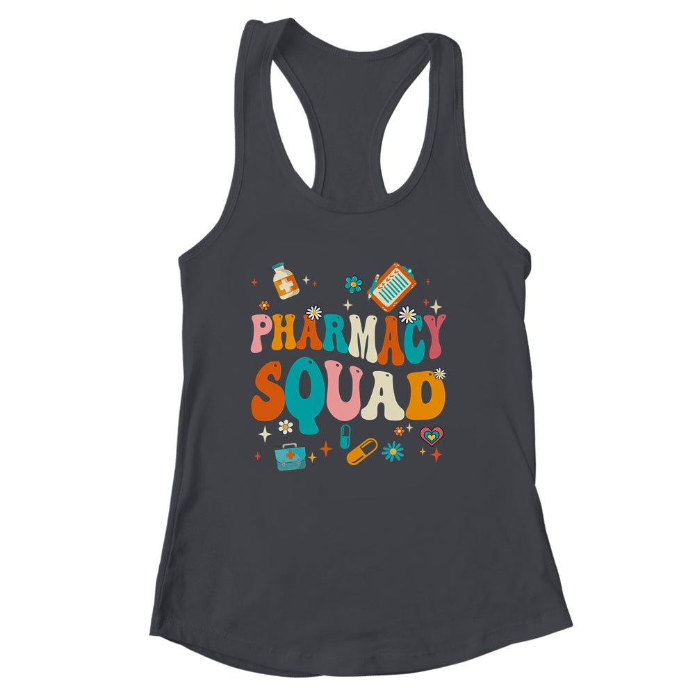 Pharmacy Squad Art For Women Pharmacist Technician Groovy Shirt & Tank Top | siriusteestore